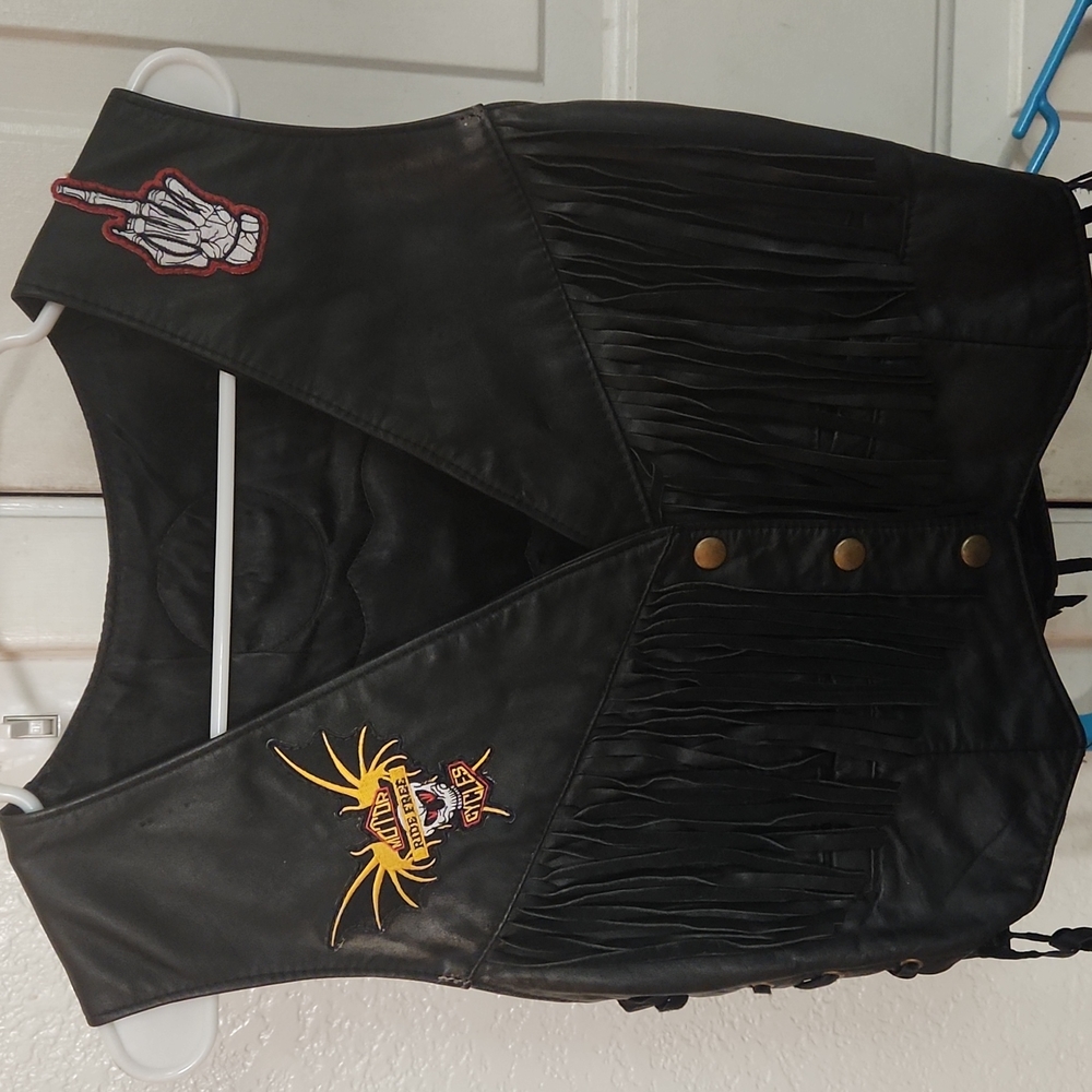 Harley~Davidson leather vest